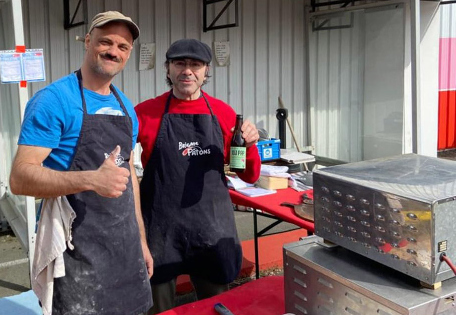 L'équipe de la Birgade Patons Pizza